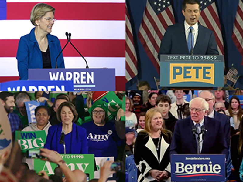 Thumbnail of video titled New Hampshire candidates’ speeches in just 2 minutes